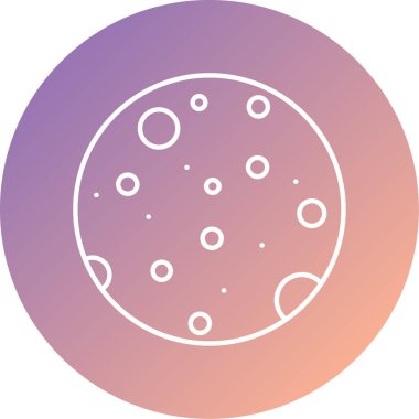 Ay illüstrasyon simgesi modada