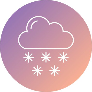 Hava durumu. Web simgesi basit illüstrasyon