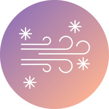 hava vektörü simgesi modern illüstrasyon