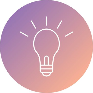 Vektör Ampul Simgesi illüstrasyonu