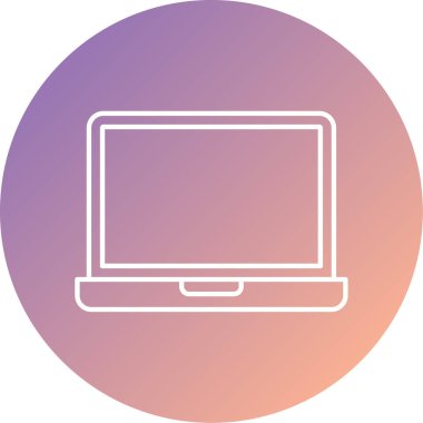 vektör dizüstü simgesi illüstrasyonu