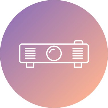 vektör Lcd düz simgesi