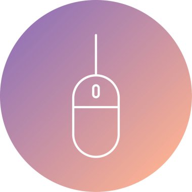 Fare. Web simgesi basit illüstrasyon