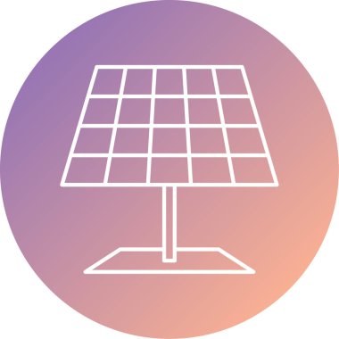 solar panel vektör simgesi