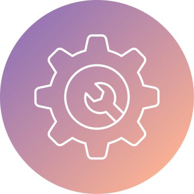 Ayarlama. Web simgesi basit illüstrasyon