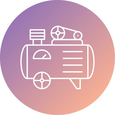 Modern teknoloji simgesinin vektör illüstrasyonu