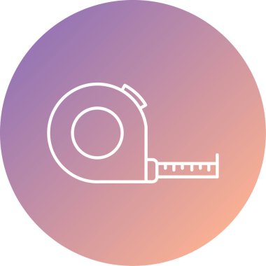 bant Ölçü vektörü simgesi