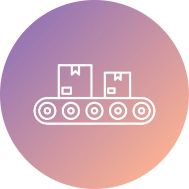 Taşıma, teslimat, ulaşım ve lojistik için taşıyıcı illüstrasyon