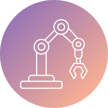 Benzersiz vektör renk çizgisi simgesi