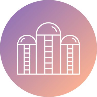 İnşaat ve inşaatın minimalist vektör simgesi