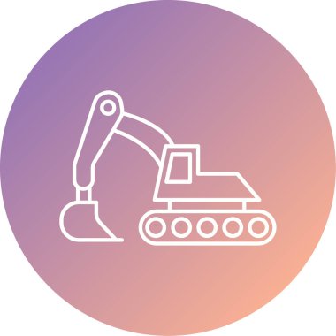 Benzersiz yapı vektör çizgisi simgesi