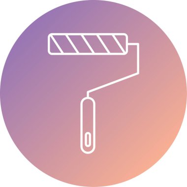 boya silindiri, boyama, vektör simgesi