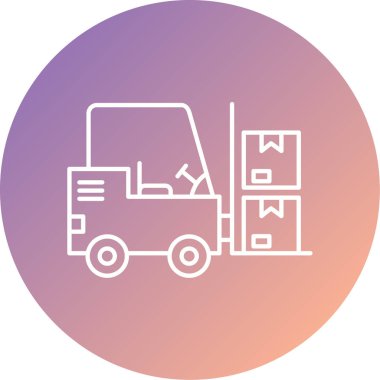 Taşıma simgesinin vektör illüstrasyonu