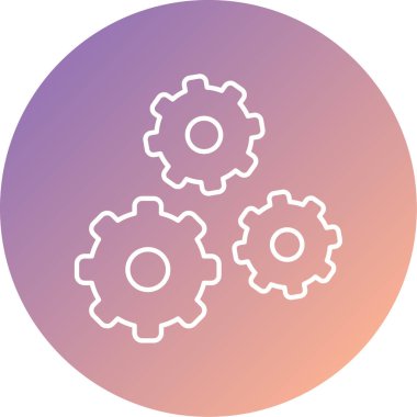 ayar simgesi vektör illüstrasyonu