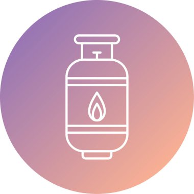 Yağ şişesi vektör simgesi modern illüstrasyon