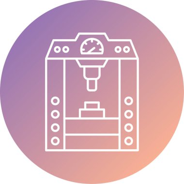 İnşaat makinesi. Vektör illüstrasyonu