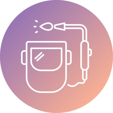 Araçların vektör illüstrasyonu modern çizgi simgesi