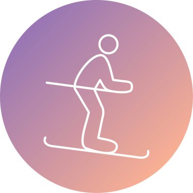 Kayak. Basit vektör illüstrasyonu