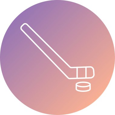 hokey ikonu vektör illüstrasyonu