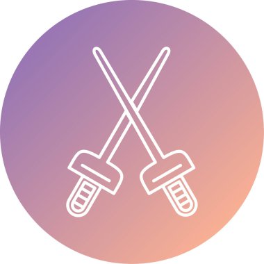 Modern spor simgesinin vektör illüstrasyonu