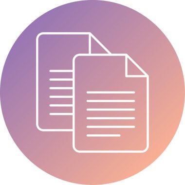 Belge. Web simgesi basit tasarım