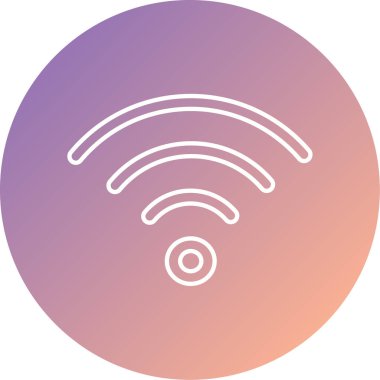wifi simgesi vektör illüstrasyonu
