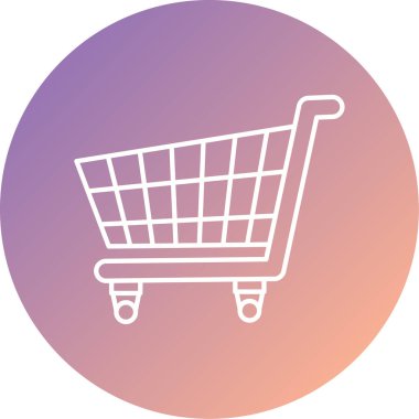 Alışveriş arabası. Basit tasarım