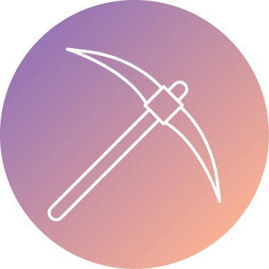 Balta simgesi. Vektör illüstrasyonu.