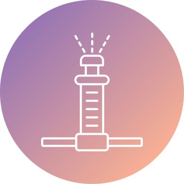 Bahçe sembolünün eşsiz ikon vektör illüstrasyonu 