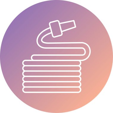 Bahçe sembolünün eşsiz ikon vektör illüstrasyonu 