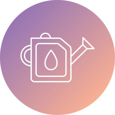 Petrol ve gaz çizgisi simgesinin vektör çizimi