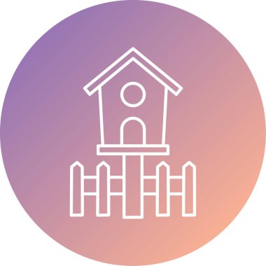 Bina simgesi. vektör illüstrasyonu