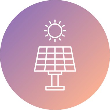 solar panel vektör simgesi