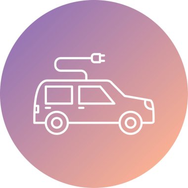 araba simgesi vektör illüstrasyonu