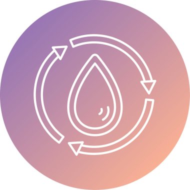 Benzersiz güç çizgisi vektör simgesi