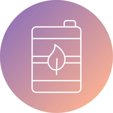 Modern yağ ikonu vektörünün gösterimi