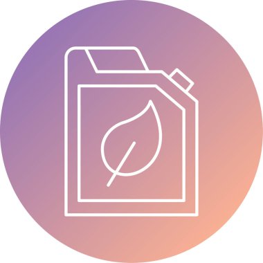 vektör ağ düz yakıt simgesi