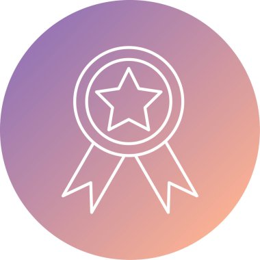 Ödül. Web simgesi basit illüstrasyon