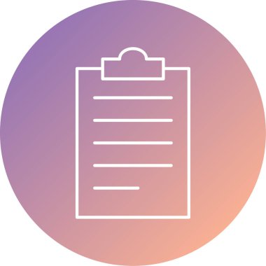 Dosya simgesinin vektör illüstrasyonu