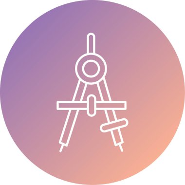 İnşaat ve eğitim ikonunun vektör illüstrasyonu