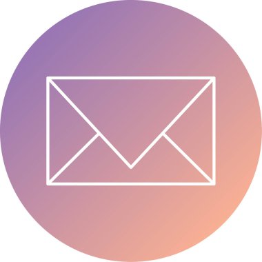 Posta simgesinin vektör illüstrasyonu