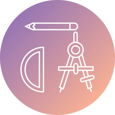 Modern eğitim ikonunun vektör illüstrasyonu