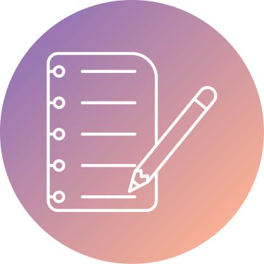 Belge. Web simgesi basit illüstrasyon