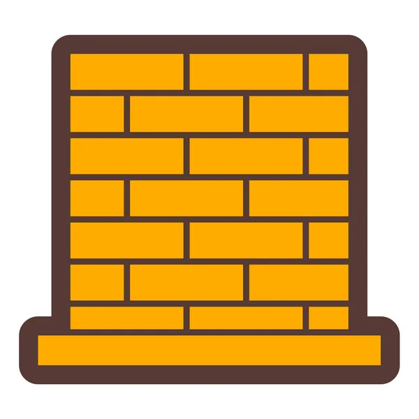 Brick Wall Vector Illustration — Stock Vector