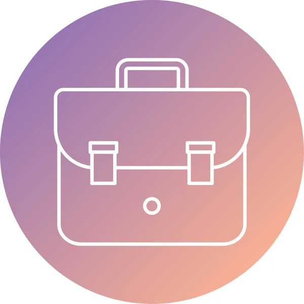 Vector Icon Illustration Briefcase — Image vectorielle