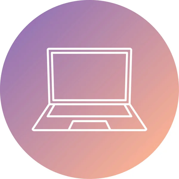Vector Laptop Screen Icon — Wektor stockowy