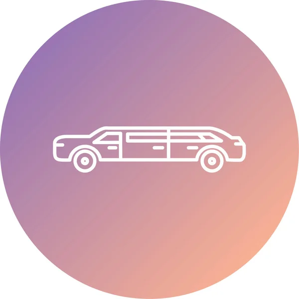 Автомобіль Векторна Ікона Сучасна Проста Ілюстрація — стоковий вектор