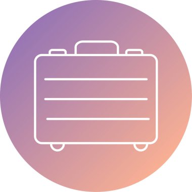 bagaj vektörü simgesi modern basit tasarım