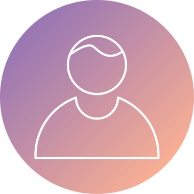 kullanıcı. Web simgesi basit tasarım