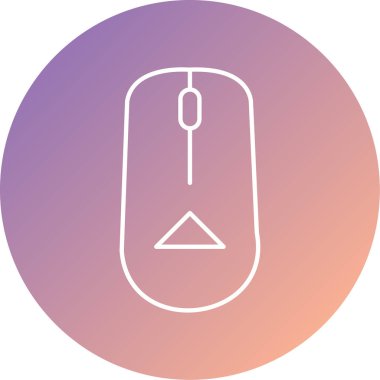 Benzersiz bilgisayar fare simgesi vektör çizimi tasarımı